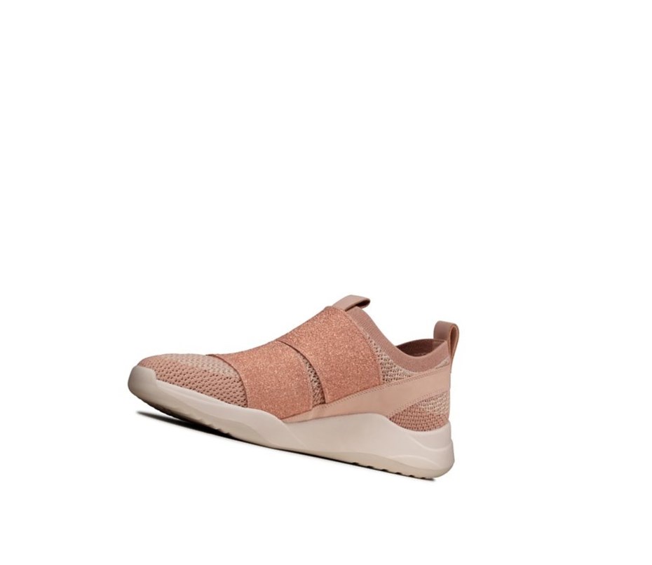 Clarks Sift Slip Sneakers Damen Hautfarbe | PYXF25134