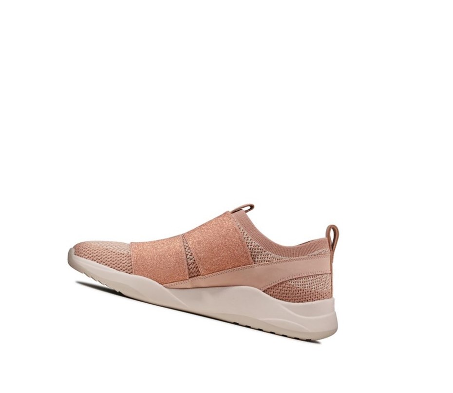 Clarks Sift Slip Sneakers Damen Hautfarbe | PYXF25134