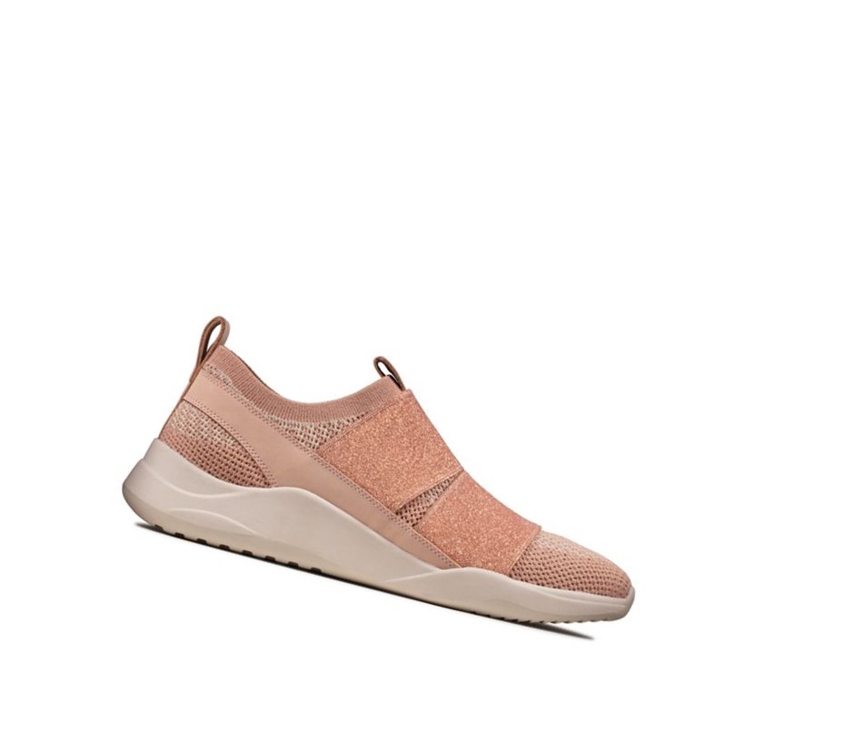 Clarks Sift Slip Sneakers Damen Hautfarbe | PYXF25134
