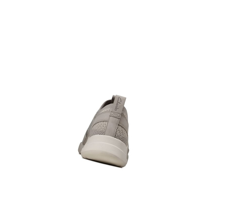Clarks Sift Slip Sneakers Damen Silber | PVOL41039