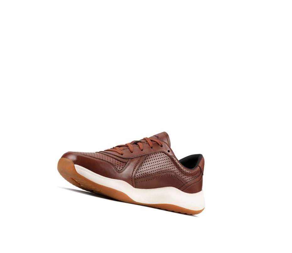 Clarks Sift Speed Leder Lederschuhe Herren Braun | CXRO09451