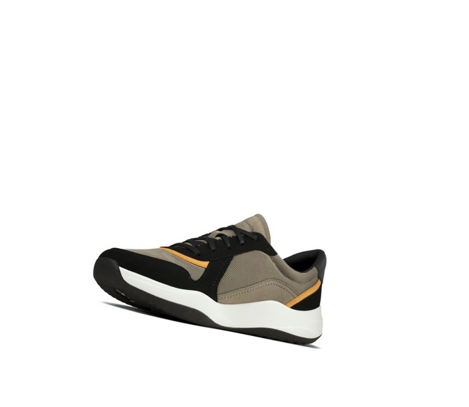 Clarks Sift Speed Textil Freizeitschuhe Herren Olivgrün | WOBE94803