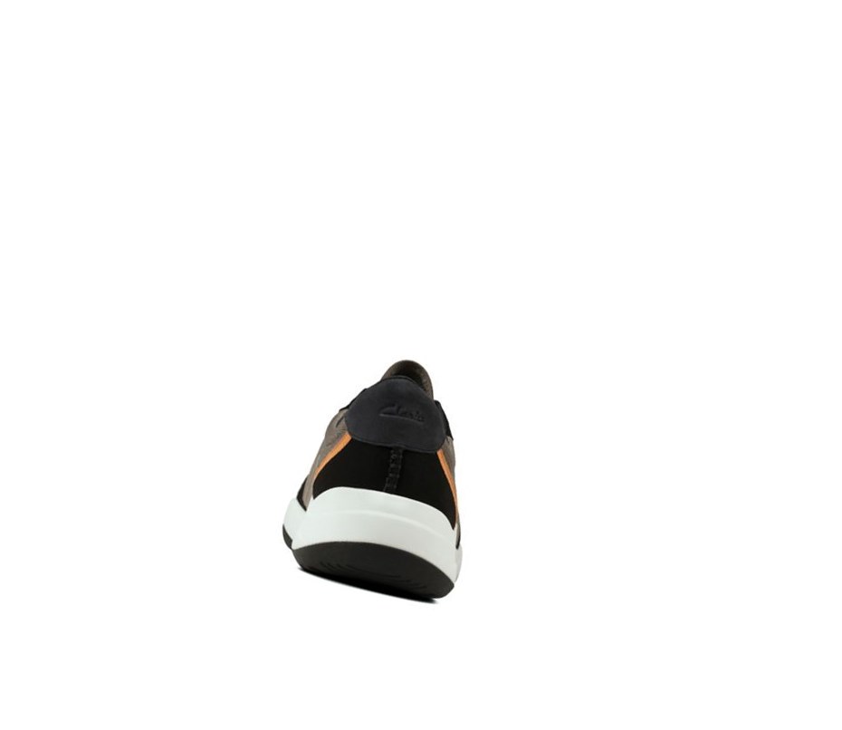 Clarks Sift Speed Textil Freizeitschuhe Herren Olivgrün | WOBE94803