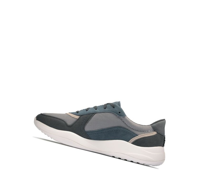Clarks Sift Speed Textil Freizeitschuhe Herren Blau | ZJTB84019
