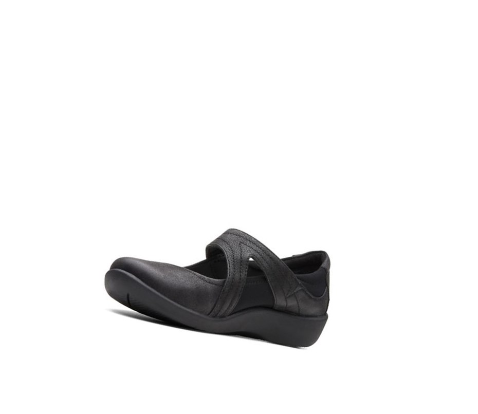 Clarks Sillian Bella Freizeitschuhe Damen Schwarz | CTLN39147