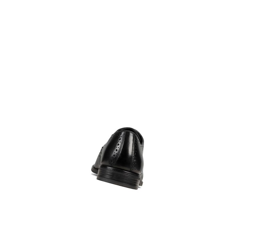 Clarks Stanford Limit Leder Weite Fit Lederschuhe Herren Schwarz | NAJC62975