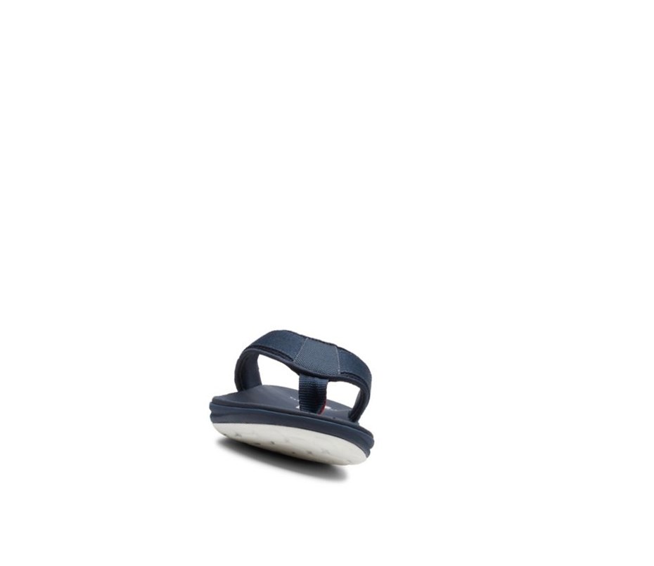Clarks Step Beat Dune Textil Lässige Sandalen Herren Navy | QTPY87651