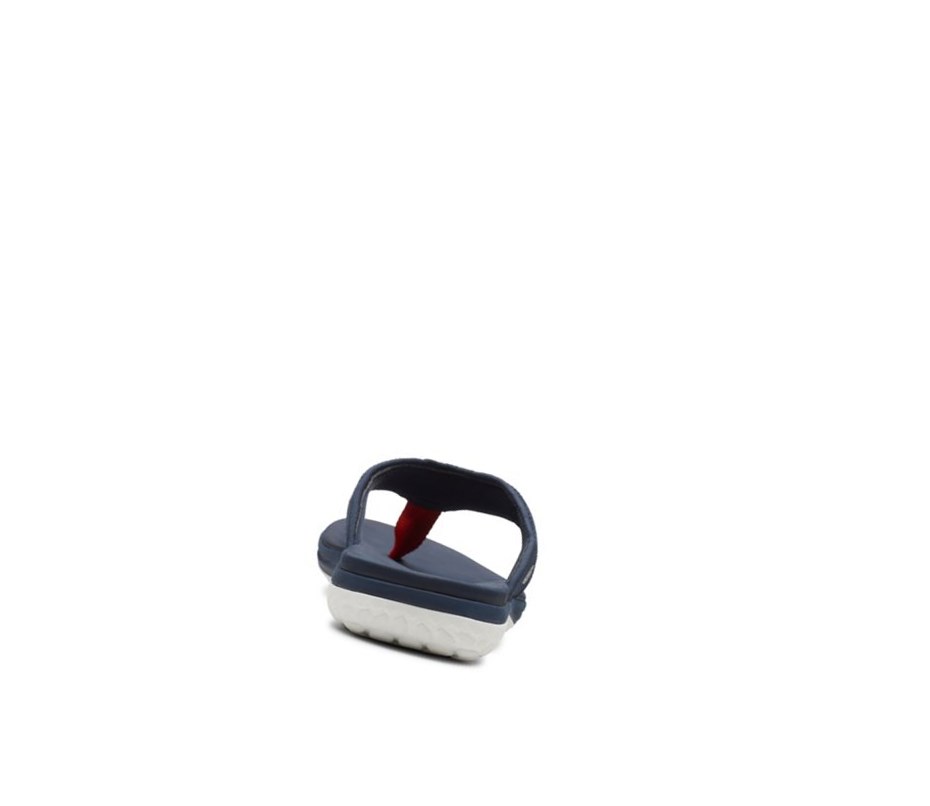 Clarks Step Beat Dune Textil Lässige Sandalen Herren Navy | QTPY87651