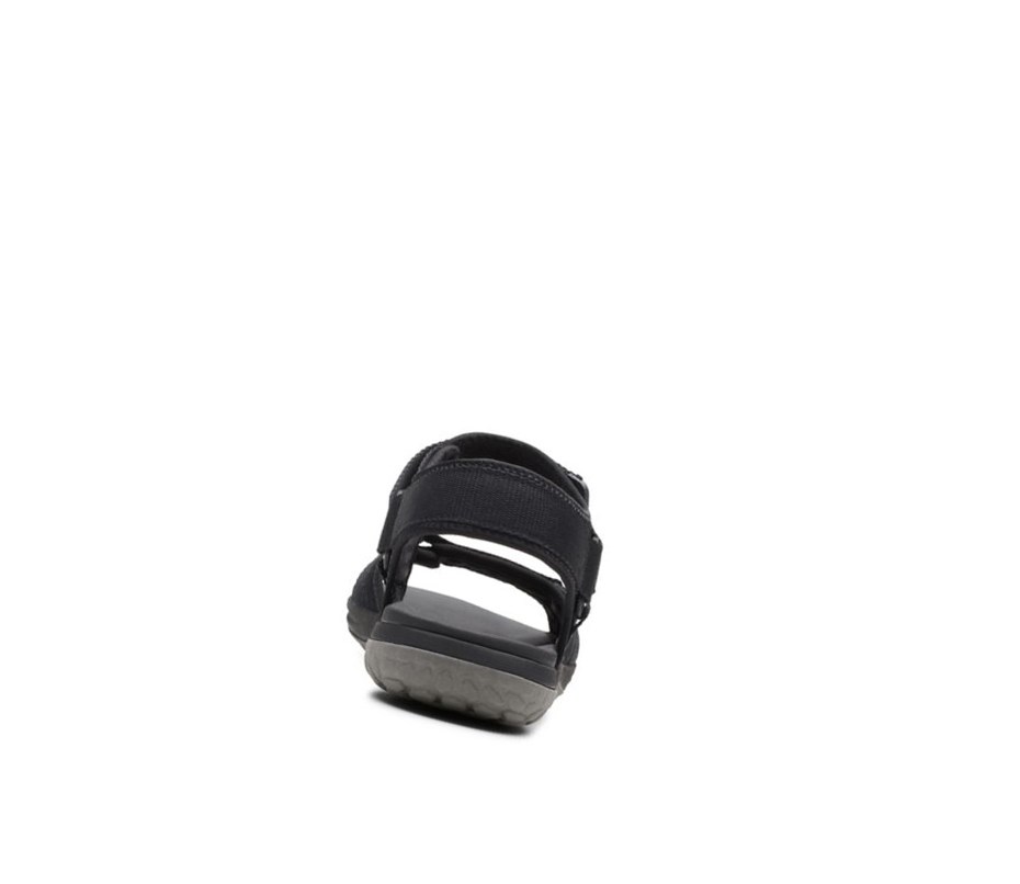 Clarks Step Beat Sun Textil Lässige Sandalen Herren Schwarz | XWHC32058