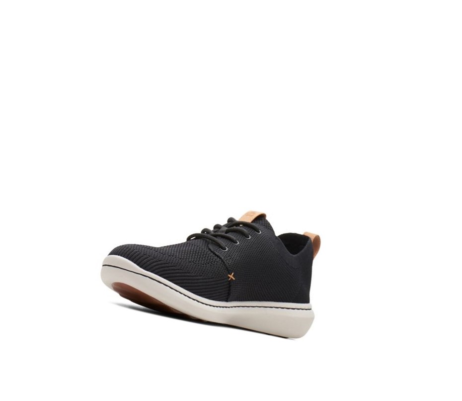 Clarks Step Urban Mix Sneakers Herren Schwarz | NDHA63791