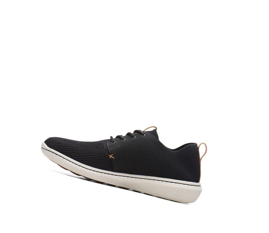 Clarks Step Urban Mix Sneakers Herren Schwarz | NDHA63791