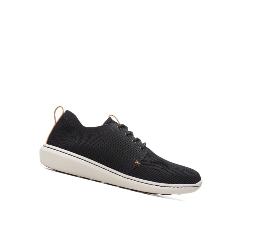 Clarks Step Urban Mix Sneakers Herren Schwarz | NDHA63791