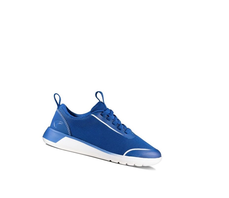 Clarks Suburb Spark Sneakers Jungen Blau | ELWY85107