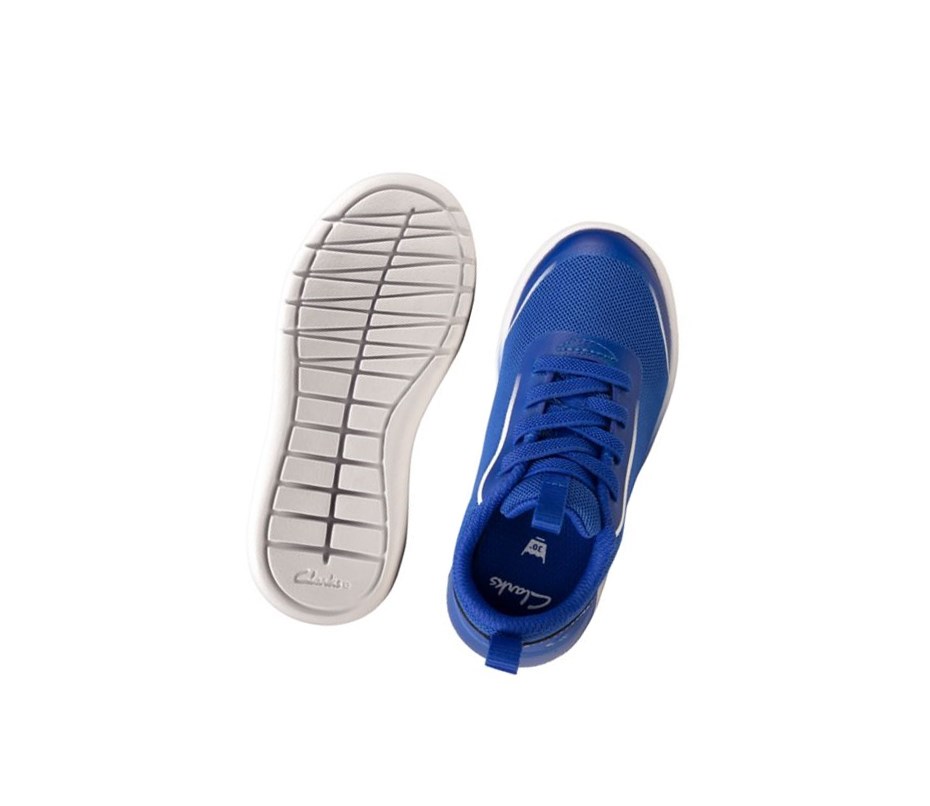 Clarks Suburb Spark Sneakers Jungen Blau | JYKF14768