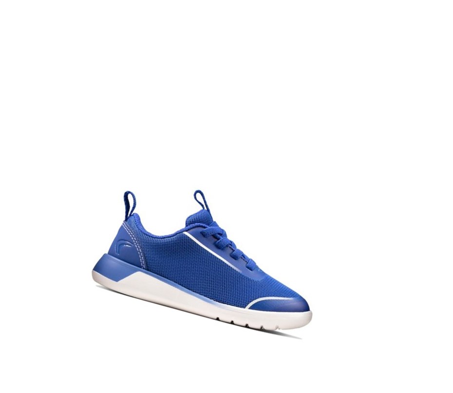 Clarks Suburb Spark Sneakers Jungen Blau | JYKF14768