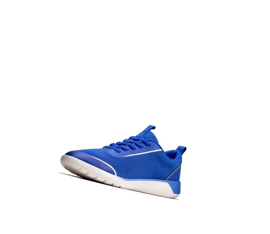 Clarks Suburb Spark Sneakers Jungen Blau | MUYT82639