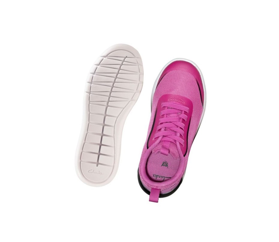 Clarks Suburb Spark Sneakers Jungen Rosa | BZCV30214