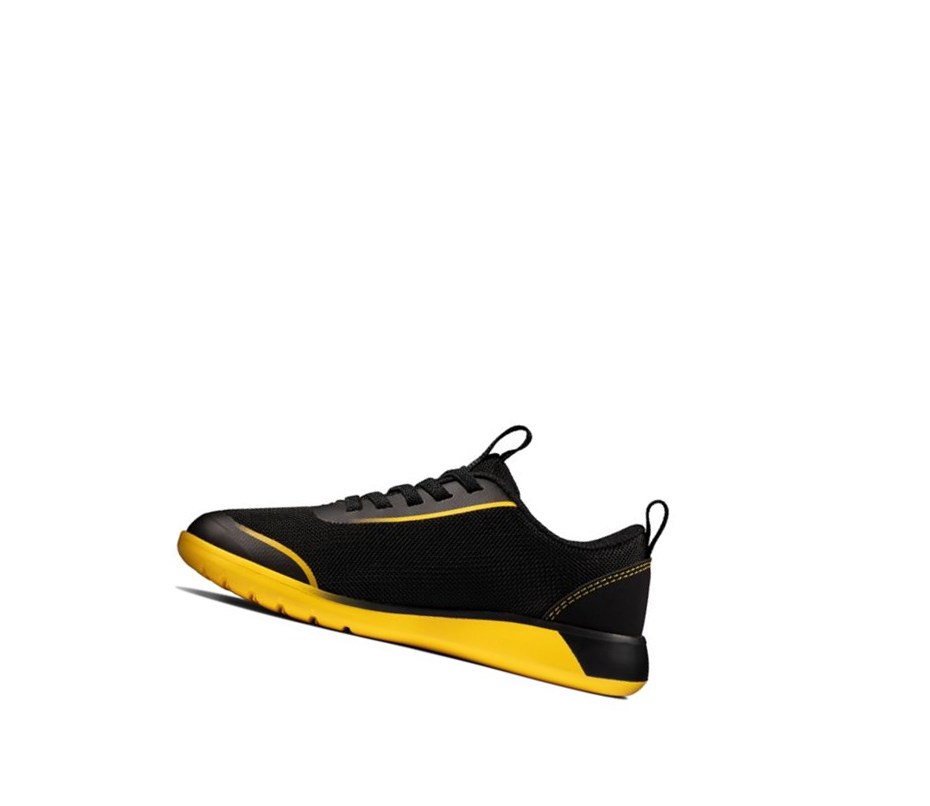 Clarks Suburb Spark Sneakers Jungen Schwarz Gelb | FHEX48307