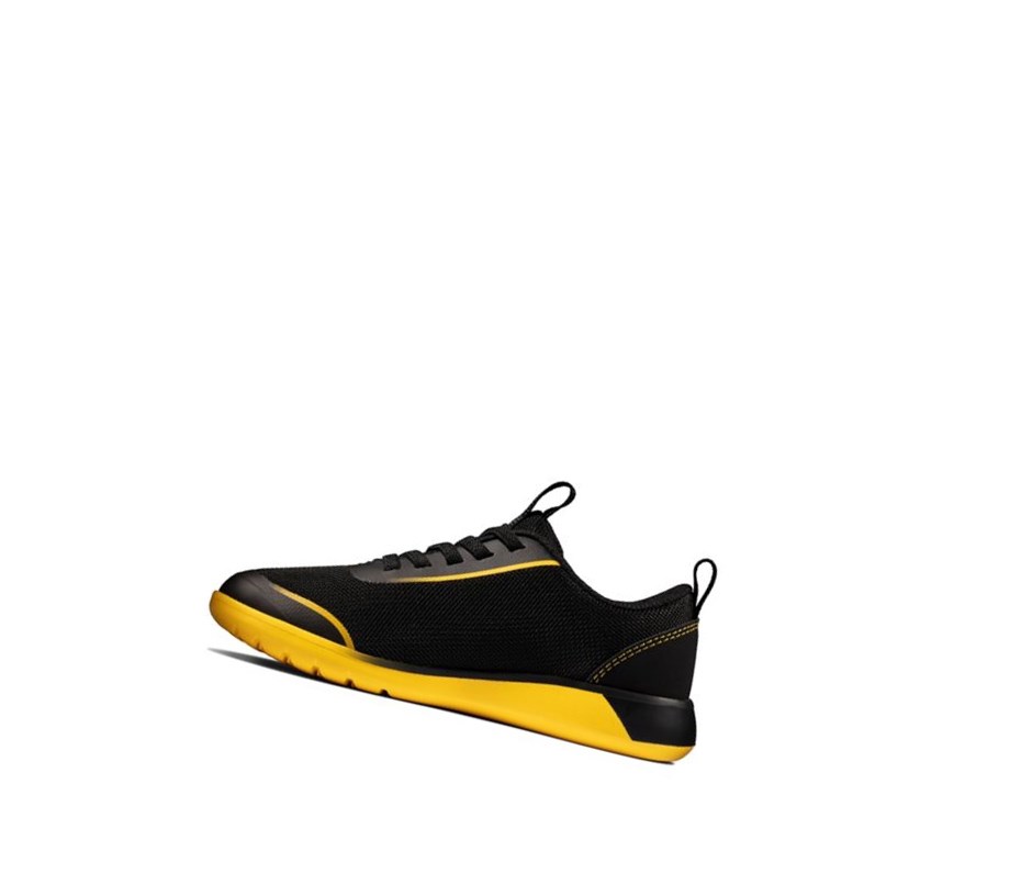 Clarks Suburb Spark Sneakers Jungen Schwarz Gelb | GNUY21854