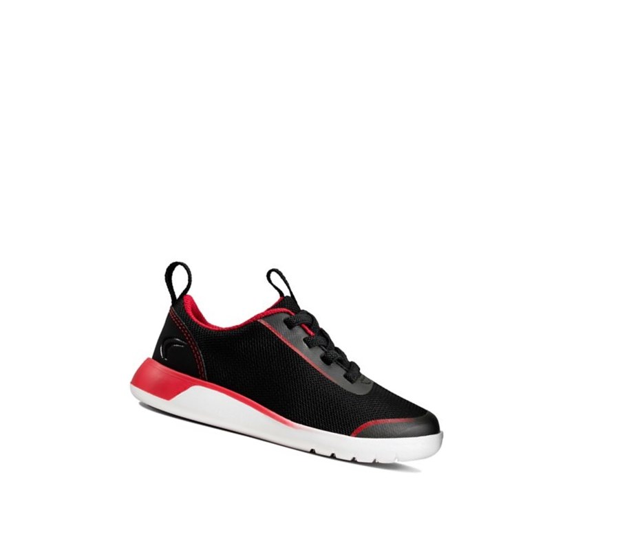 Clarks Suburb Spark Sneakers Jungen Schwarz | PNGI09675