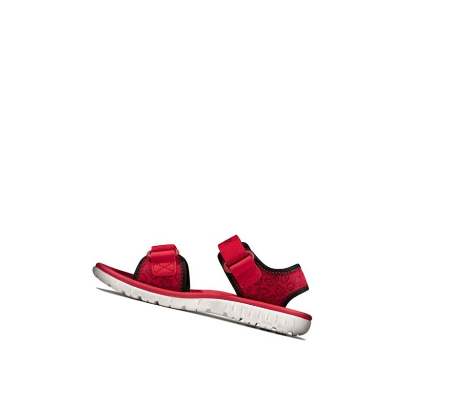 Clarks Surfing Glove Lässige Sandalen Jungen Rot | GYCZ59634