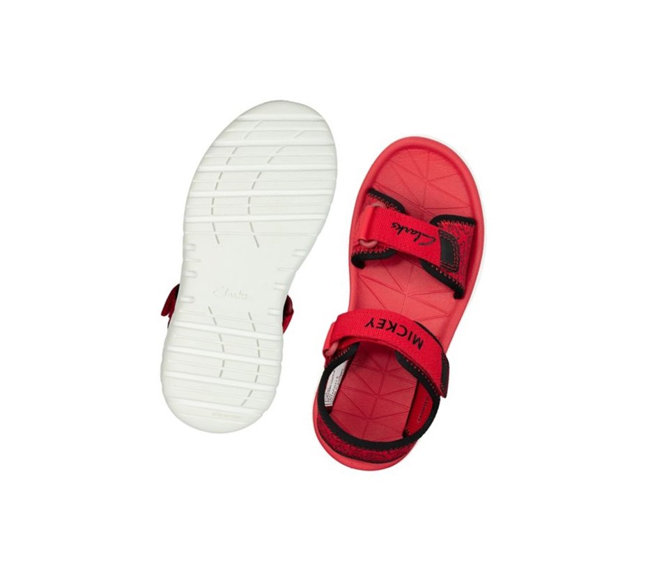 Clarks Surfing Glove Lässige Sandalen Jungen Rot | WXNC10965
