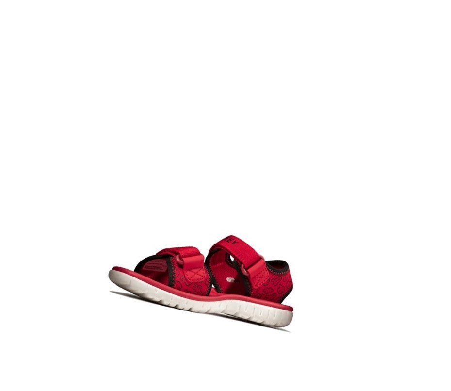 Clarks Surfing Glove Lässige Sandalen Mädchen Rot | TZWY19865