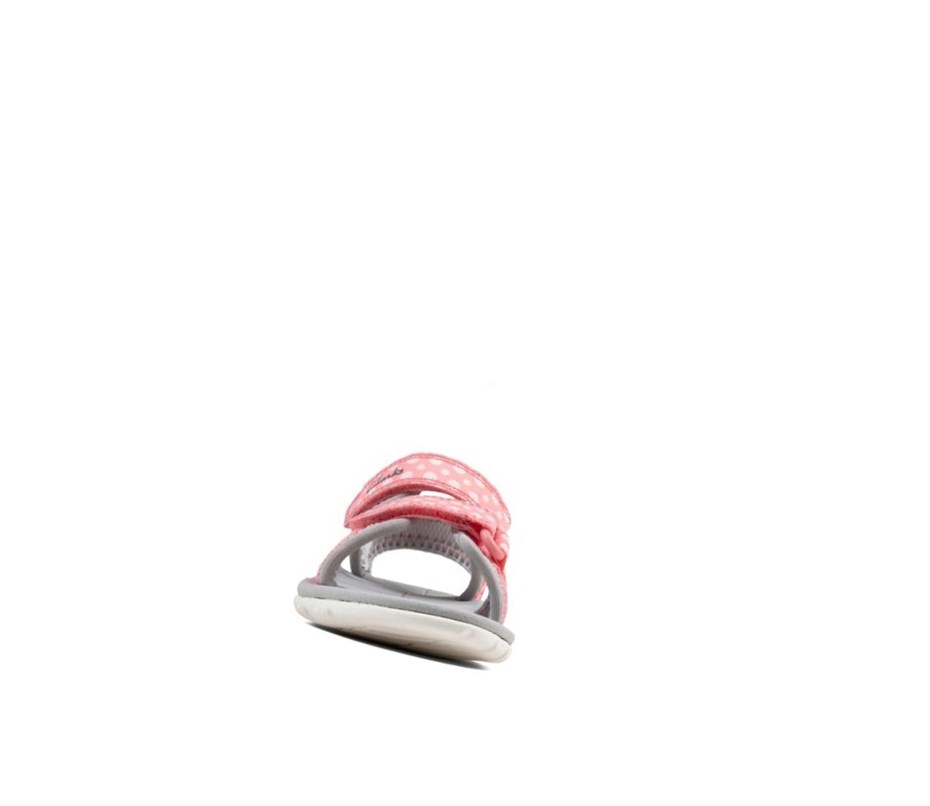 Clarks Surfing Tide Freizeitschuhe Jungen Rosa | LEAO71054