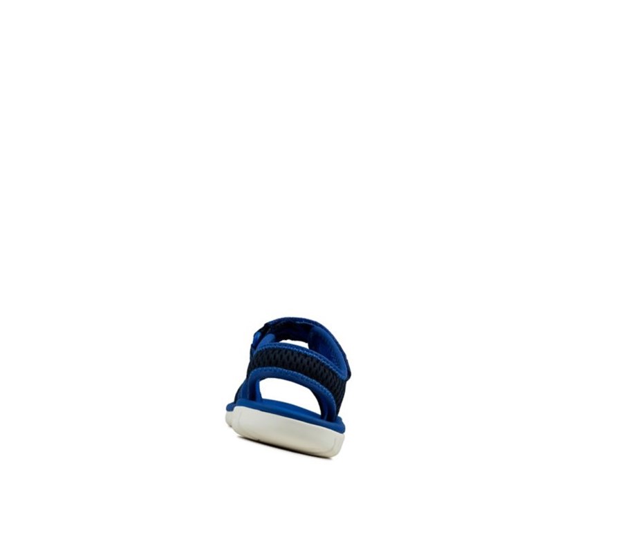 Clarks Surfing Tide Lässige Sandalen Jungen Navy | HZKB63908