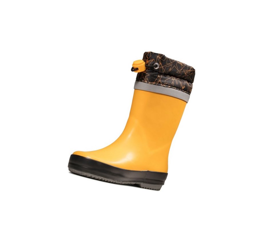 Clarks Tarri Tie Regenstiefel Mädchen Gelb | BODR67832