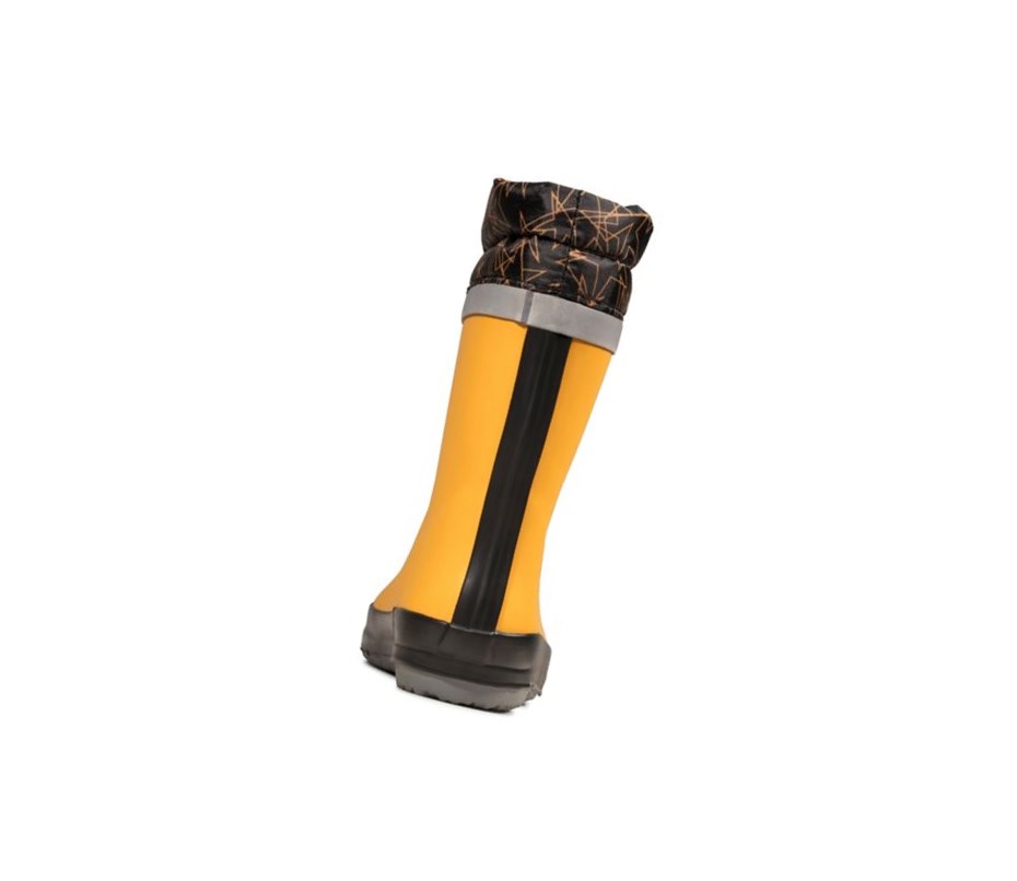 Clarks Tarri Tie Regenstiefel Mädchen Gelb | BODR67832