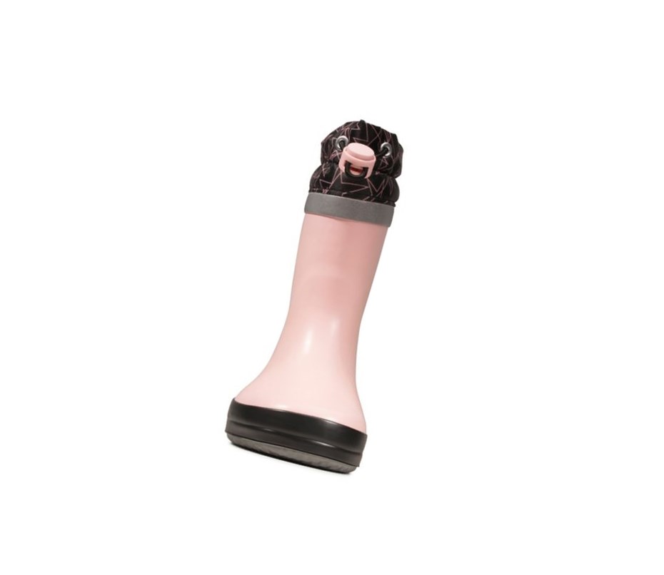 Clarks Tarri Tie Regenstiefel Mädchen Rosa | UKAR85237