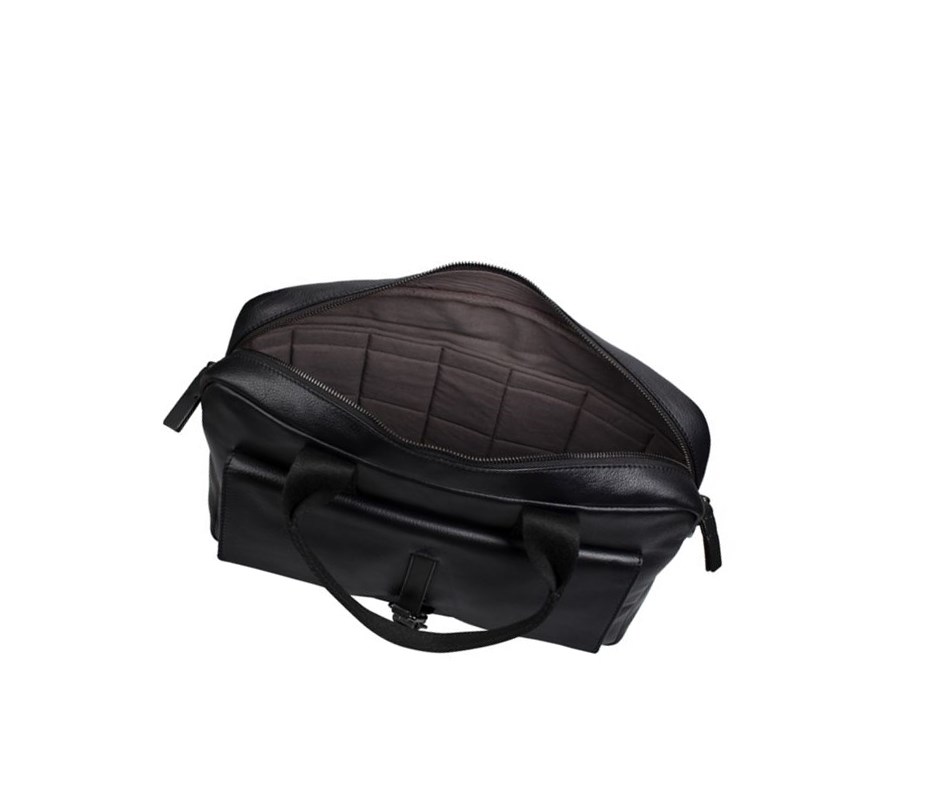 Clarks The Banks Textil Mini Taschen Herren Schwarz | XWVN80619