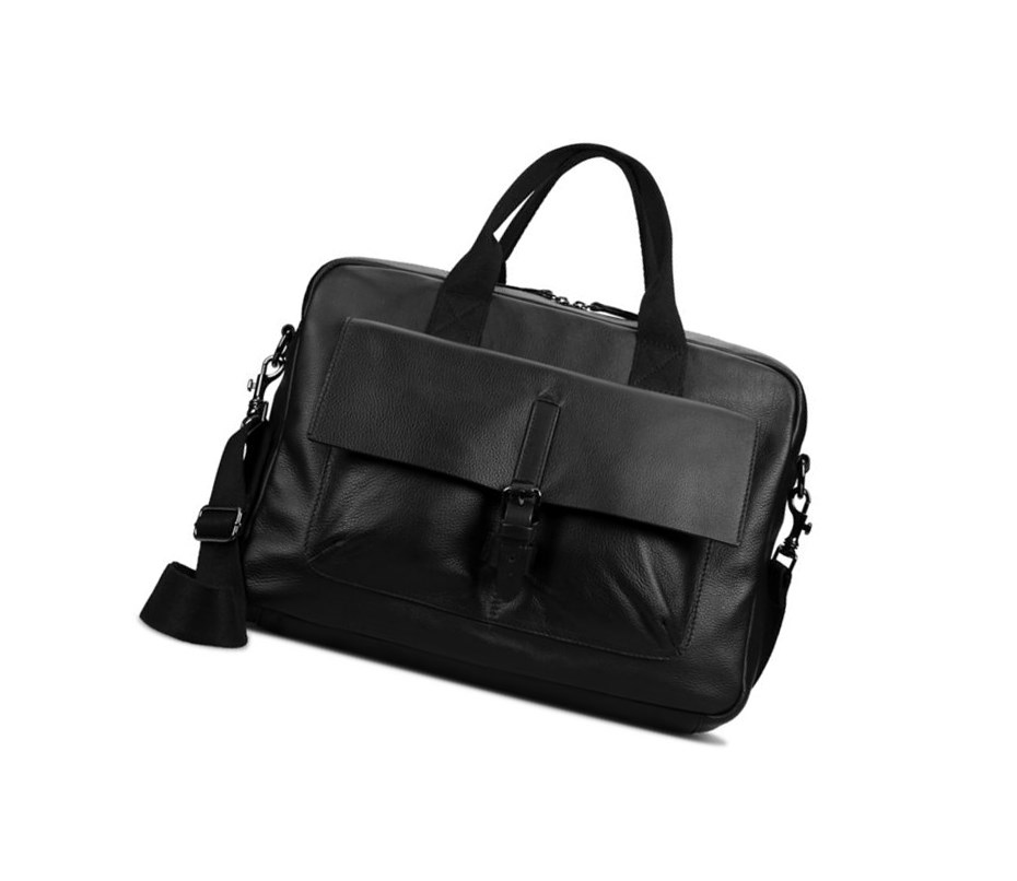Clarks The Banks Textil Mini Taschen Herren Schwarz | XWVN80619