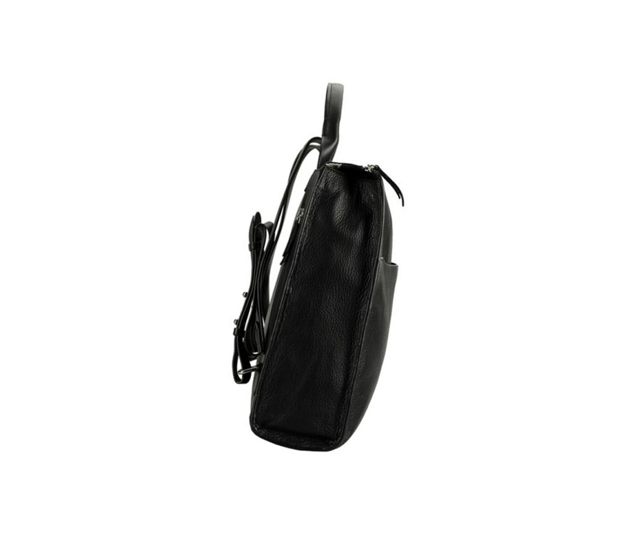 Clarks The Hayle Large Leder Rucksäcke Damen Schwarz | TLQK81276