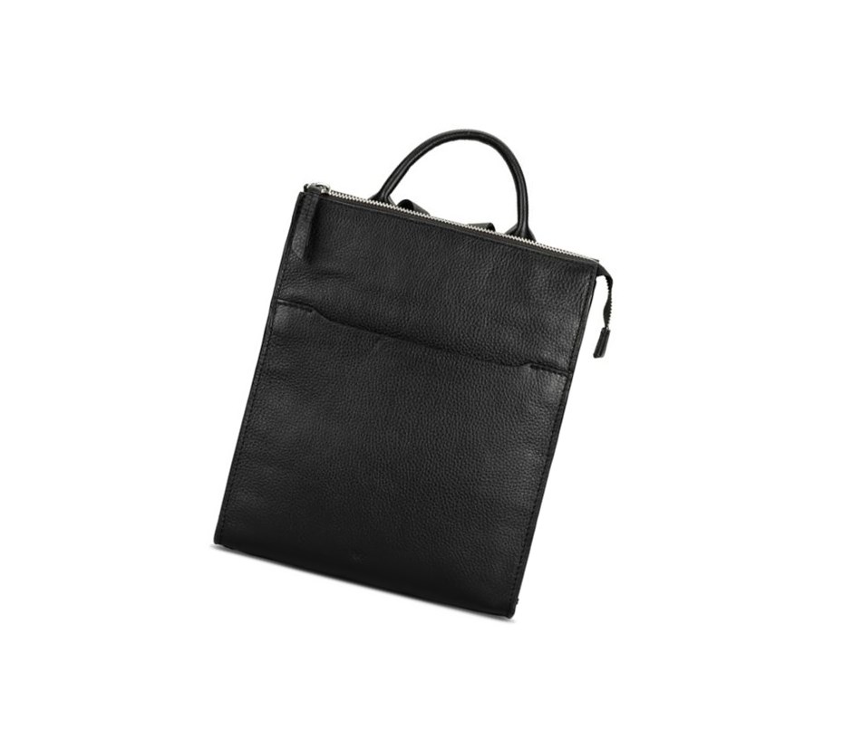 Clarks The Hayle Small Leder Rucksäcke Damen Schwarz | QWEJ20359