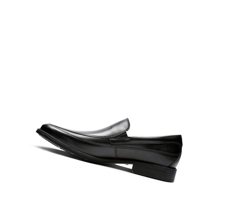 Clarks Tilden Free Leder Loafers Herren Schwarz | TRUQ61459