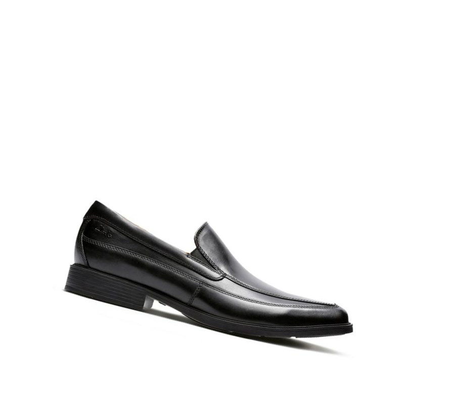 Clarks Tilden Free Leder Loafers Herren Schwarz | TRUQ61459