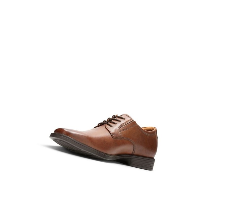 Clarks Tilden Plain Leder Lederschuhe Herren Dunkelbraun | YKAO21305