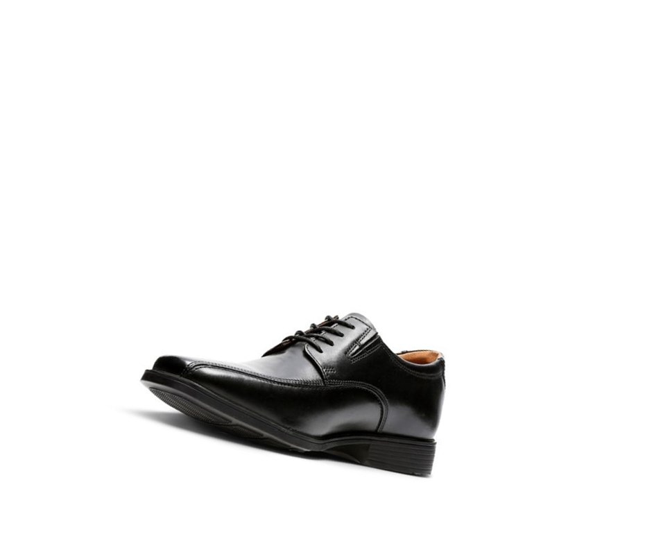 Clarks Tilden Walk Leder Wanderschuhe Herren Schwarz | IQXT85932