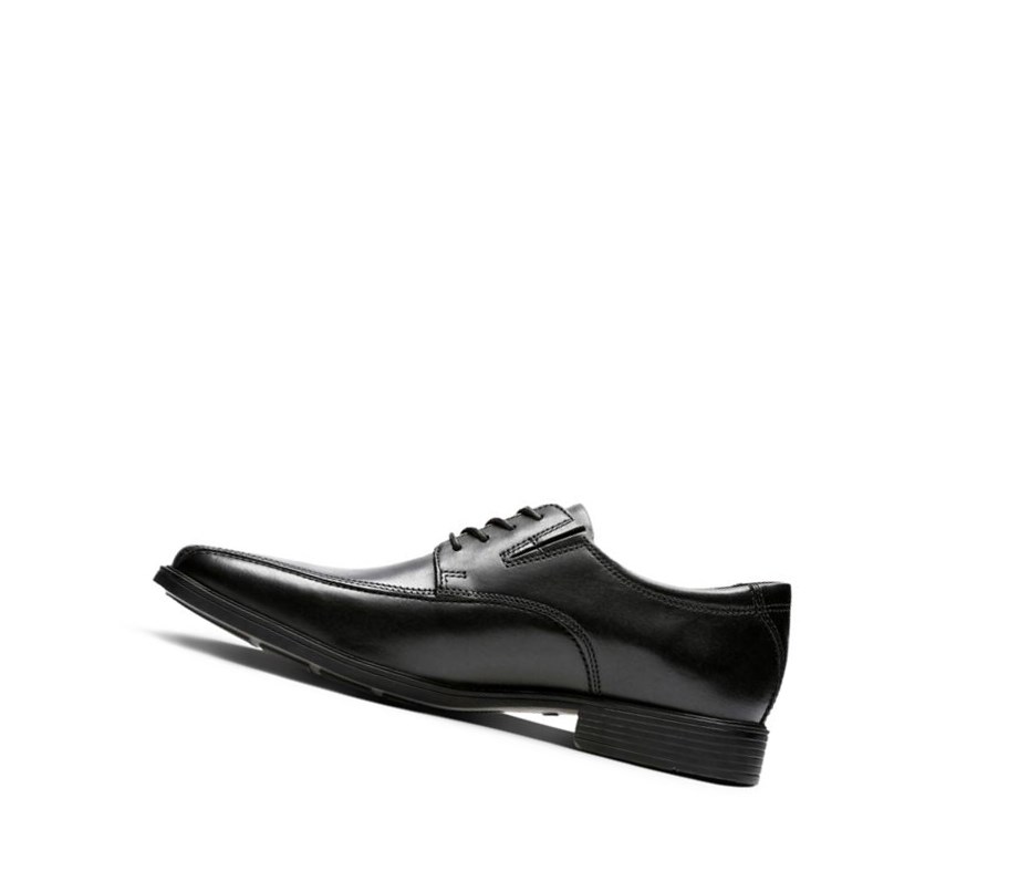 Clarks Tilden Walk Leder Wanderschuhe Herren Schwarz | IQXT85932