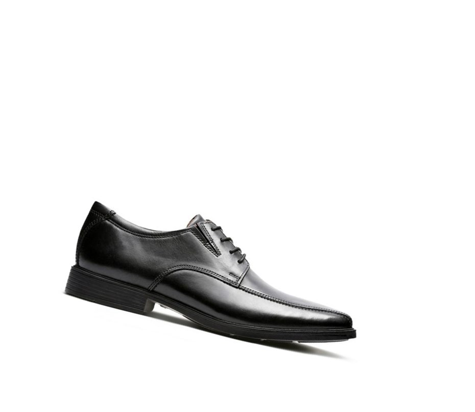 Clarks Tilden Walk Leder Wanderschuhe Herren Schwarz | IQXT85932