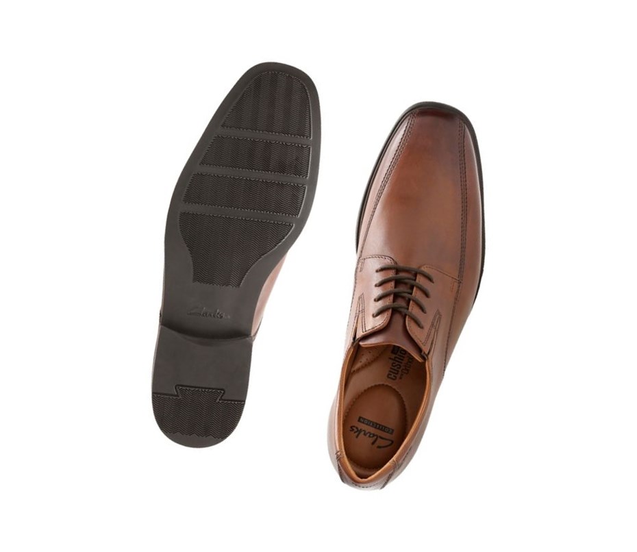 Clarks Tilden Walk Leder Wanderschuhe Herren Dunkelbraun | PVIT53062
