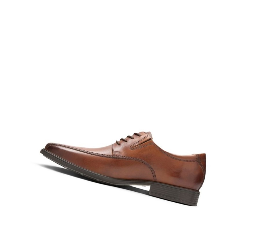 Clarks Tilden Walk Leder Weite Fit Wanderschuhe Herren Dunkelbraun | MPSC06438