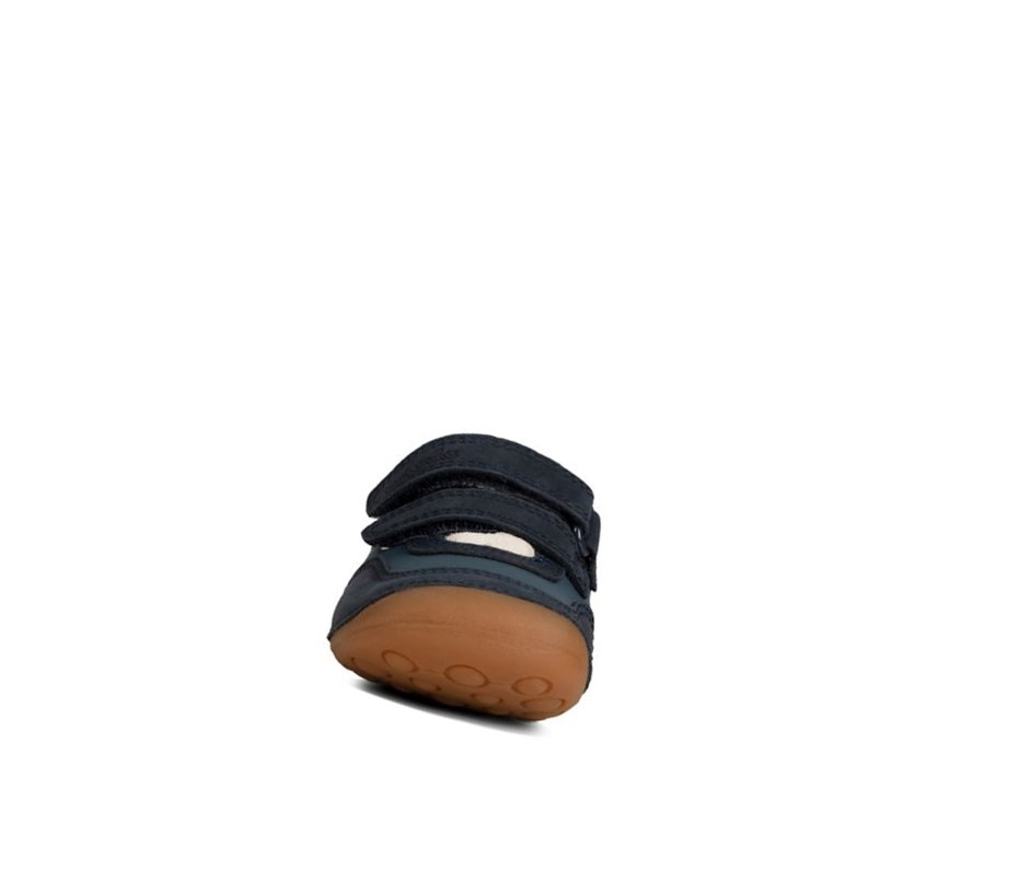 Clarks Tiny Dusk Wildleder Wanderschuhe Jungen Blau | JAMY60845