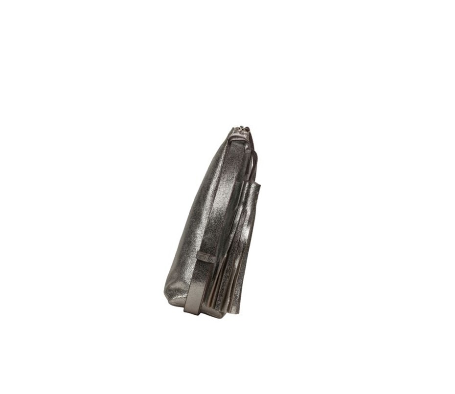 Clarks Topsham Shine Leder Leather Bags Damen Silber | GCNH23456