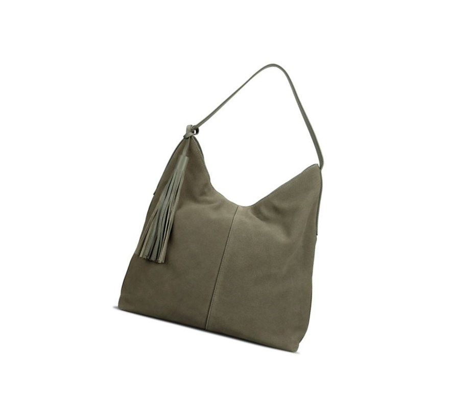 Clarks Tornolo Eva Leather Bags Damen Olivgrün | PFQS53298