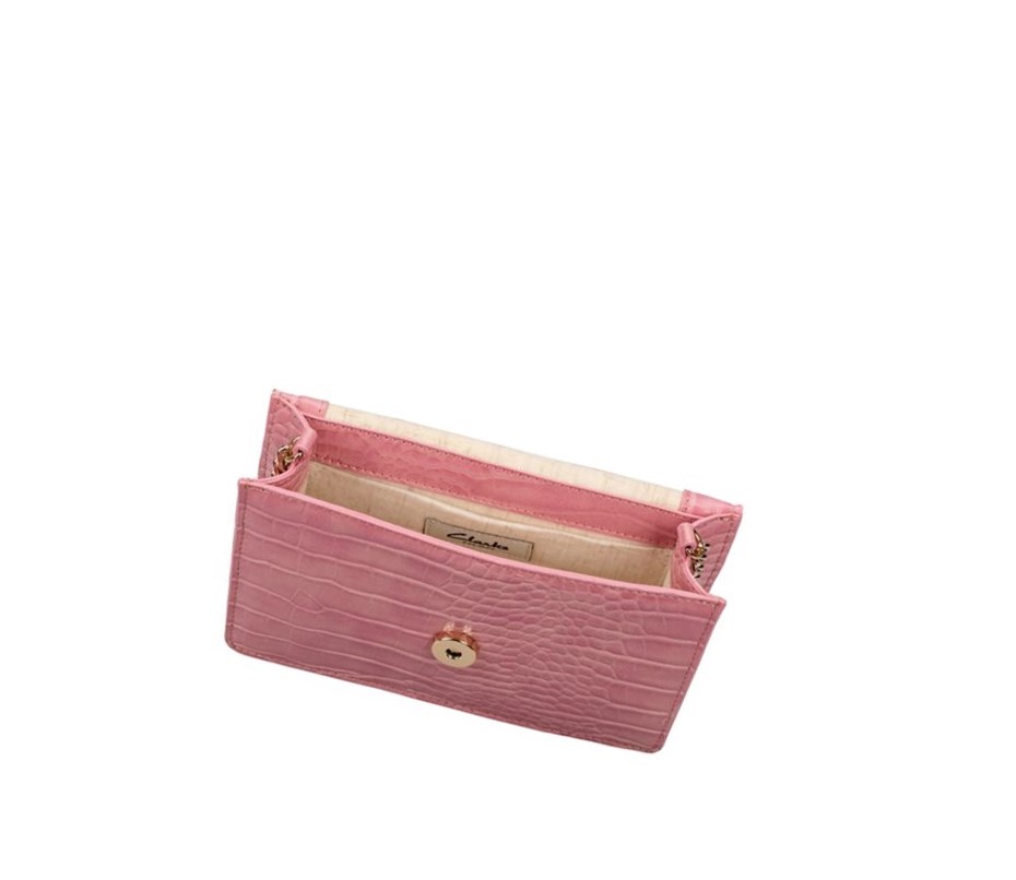 Clarks Treen Willow crossbody taschen Damen Rosa | UCTQ67531