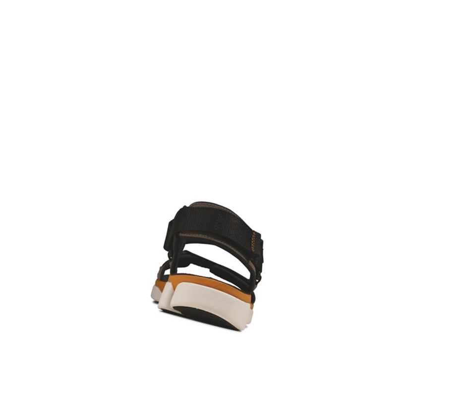 Clarks Tri Cove Trail Leder Lässige Sandalen Herren Olivgrün | QXTV90521