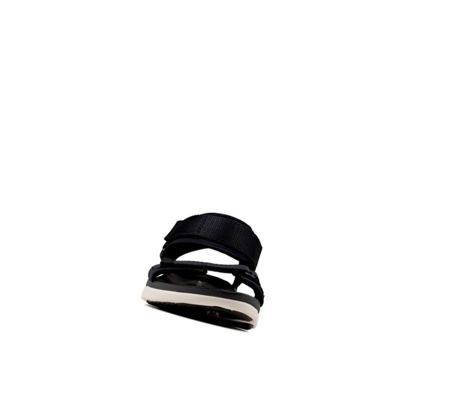 Clarks Tri Cove Trail Leder Lässige Sandalen Herren Navy | ZNXT19783